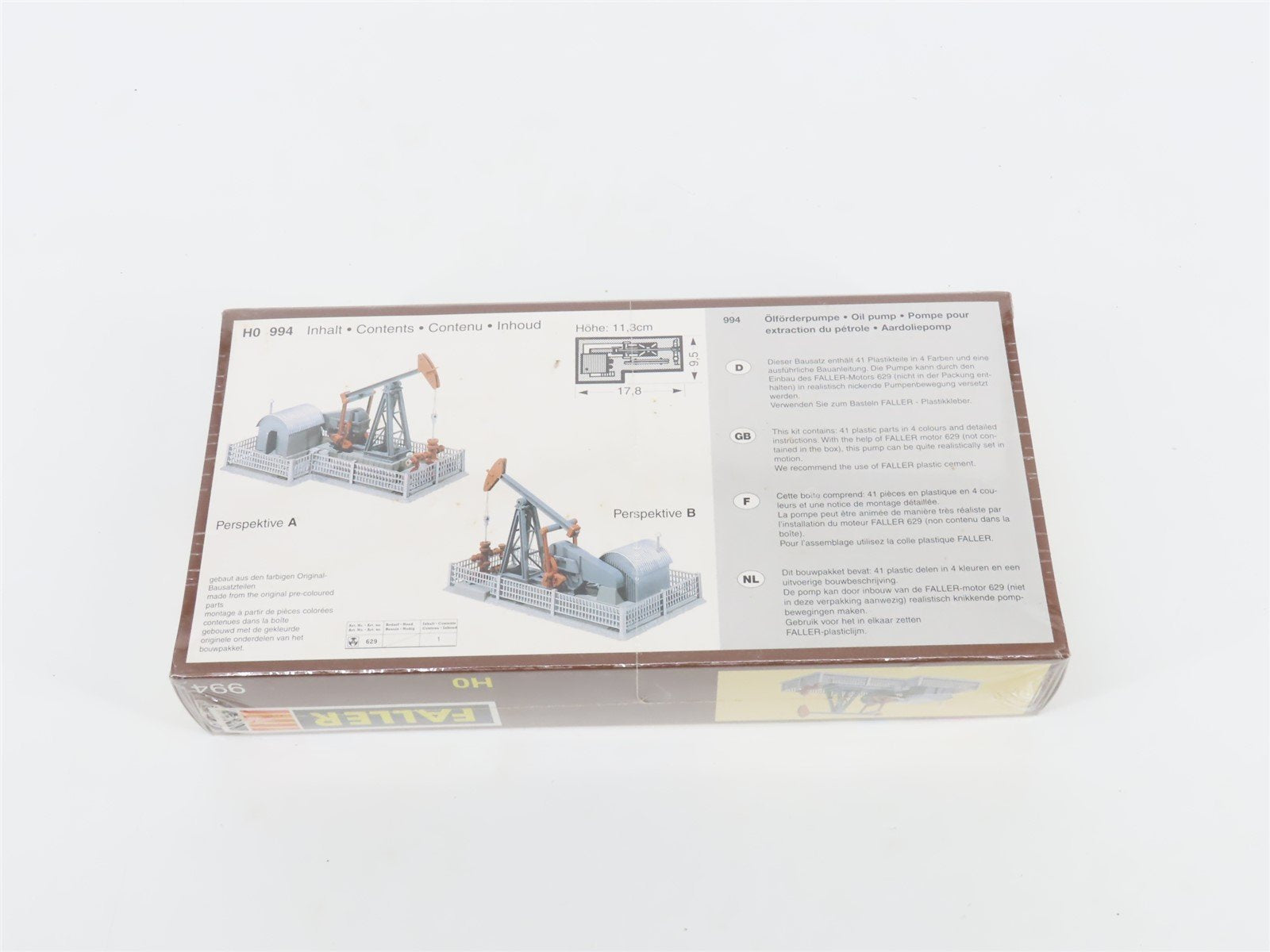 HO 1/87 Scale Faller Kit 994 Oil Pump - SEALED