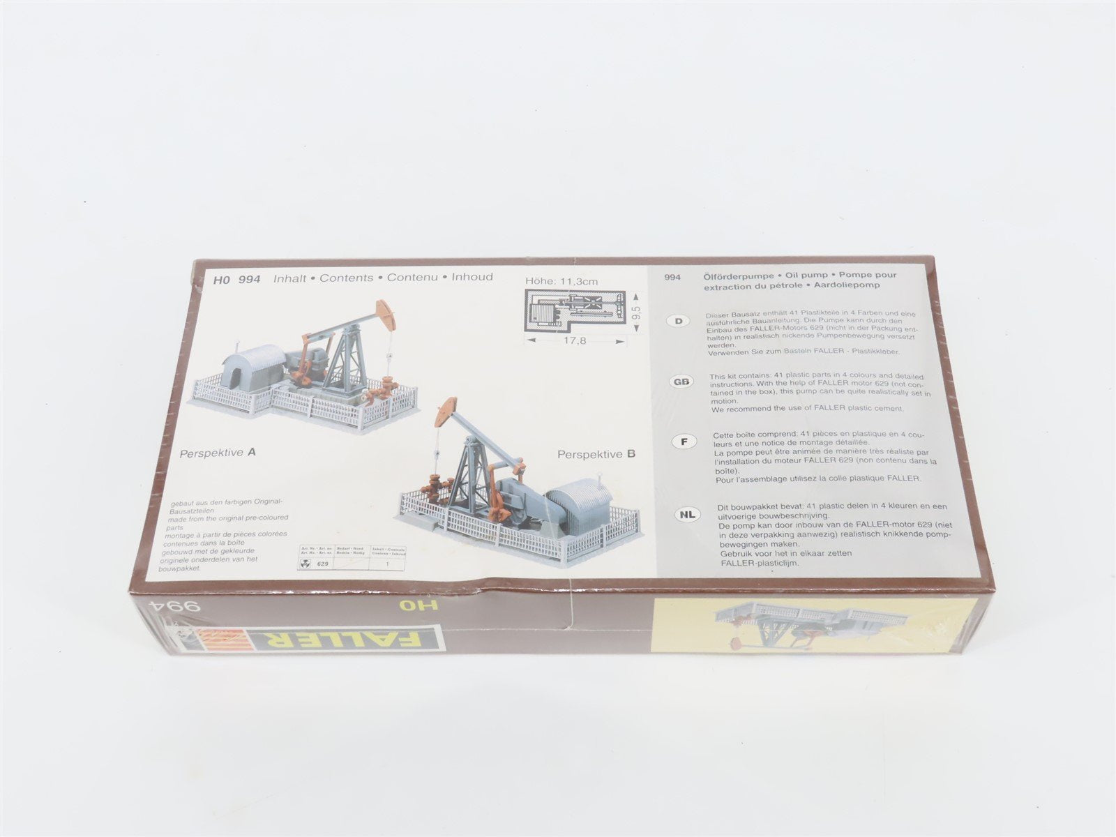 HO 1/87 Scale Faller Kit 994 Oil Pump - SEALED
