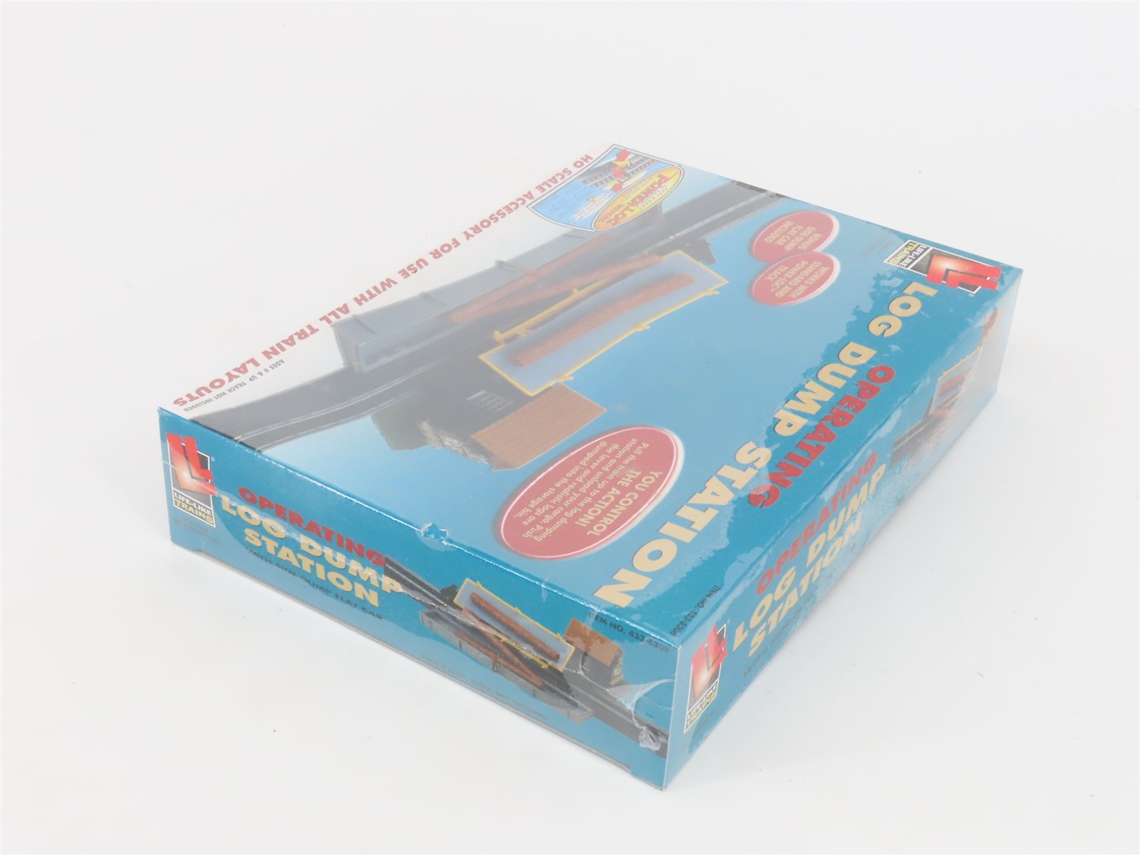 HO Scale Life-Like/Walthers Kit 433-8308 Operating Log Dump Station - SEALED