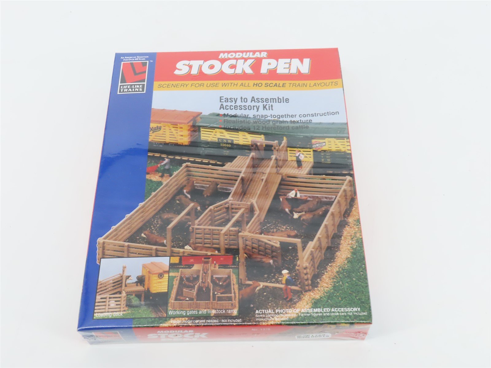 HO 1/87 Scale Life-Like Kit 1378 Modular Stock Pen - SEALED