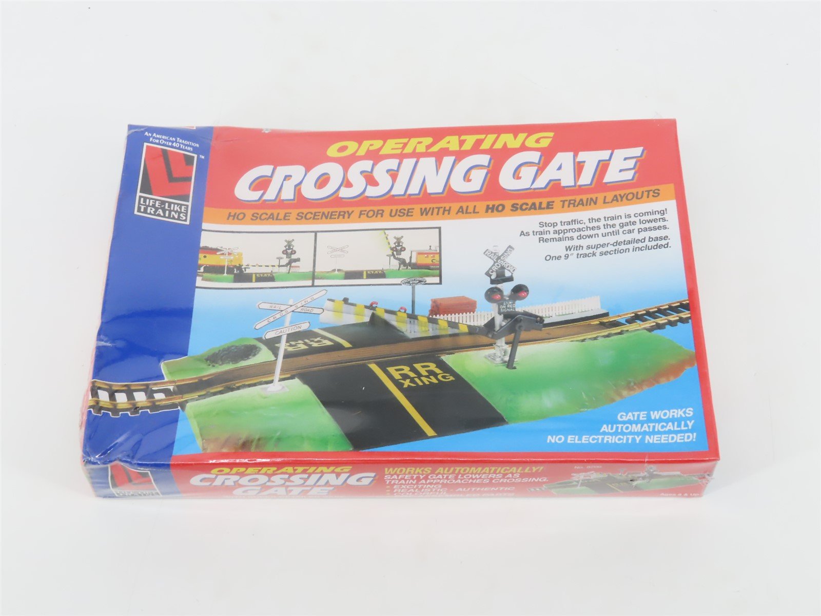 HO 1/87 Scale Life-Like Kit 8209 Operating Crossing Gate - SEALED