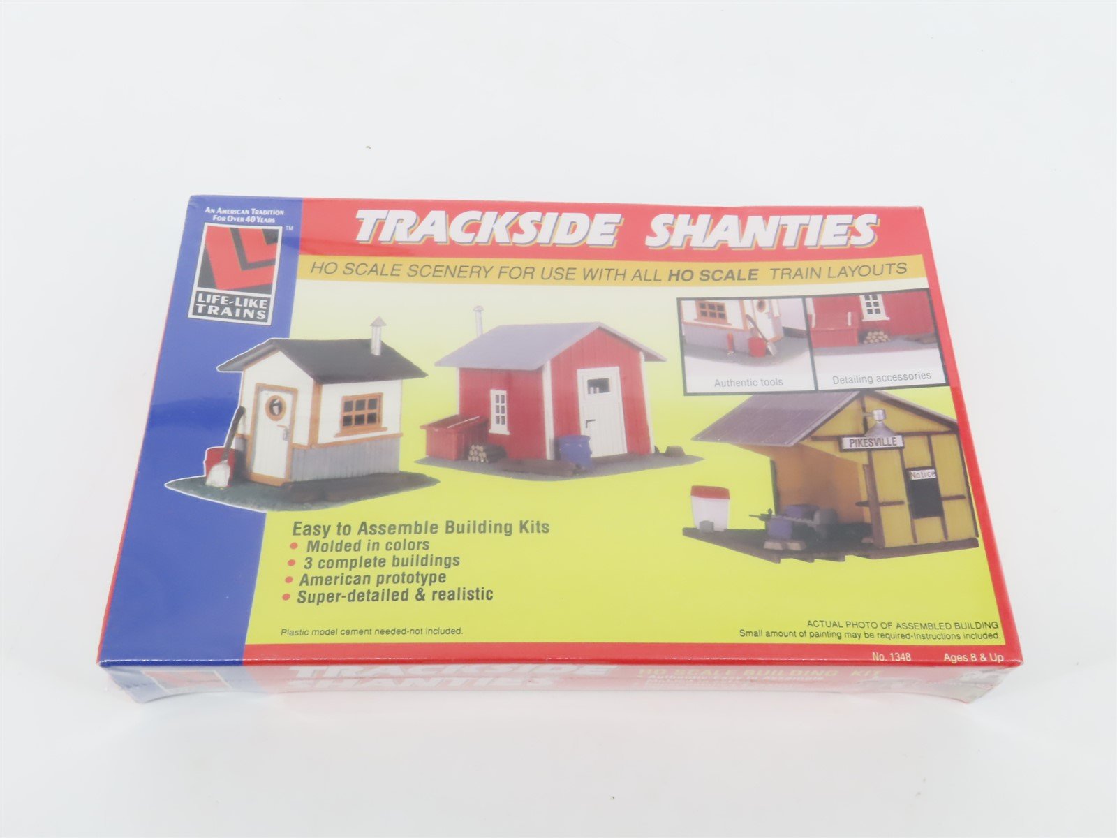 HO 1/87 Scale Life-Like Kit 1348 Trackside Shanties - SEALED