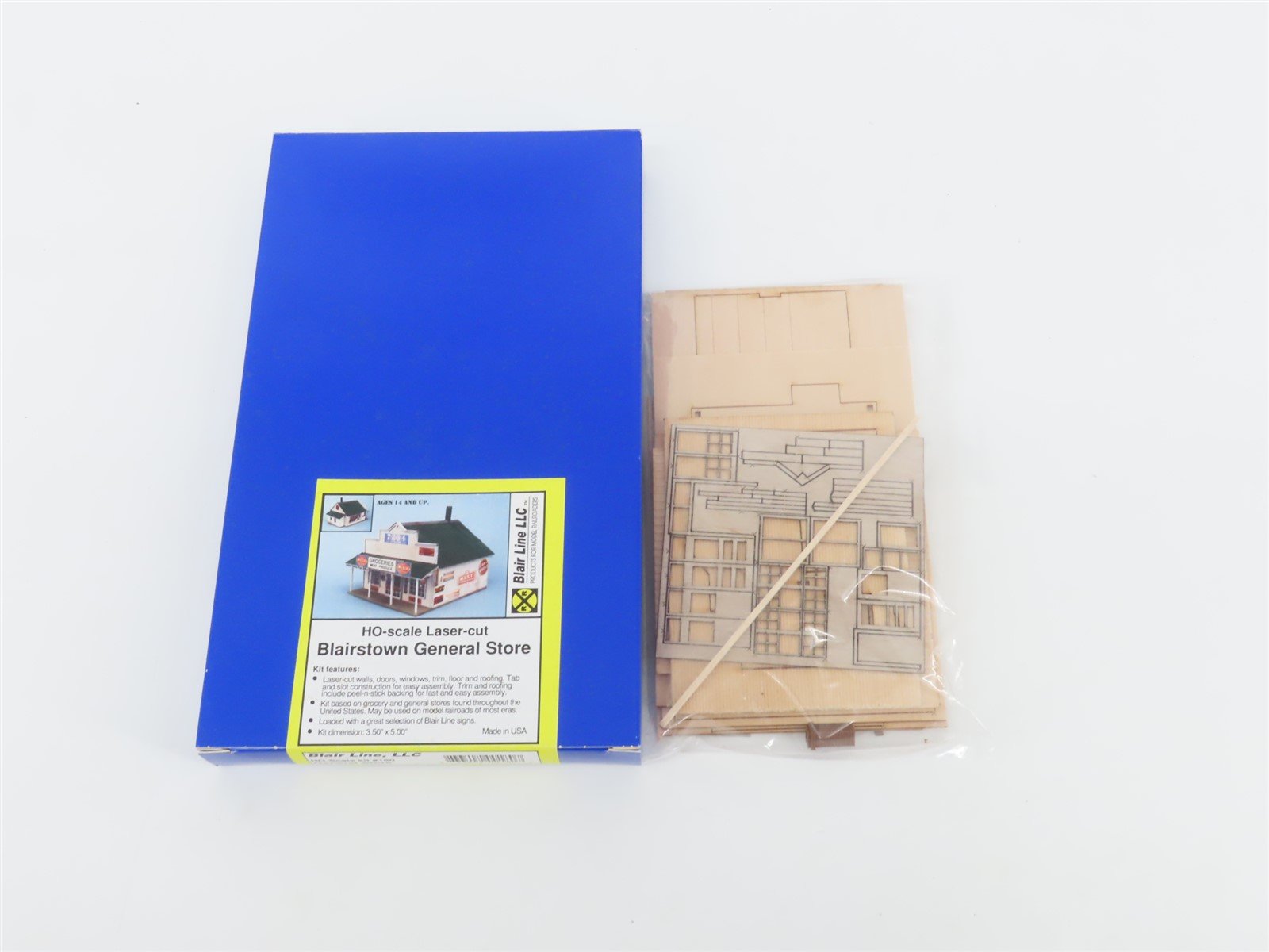 HO 1/87 Scale Blair Line Laser-Cut Kit 180 Blairstown General Store
