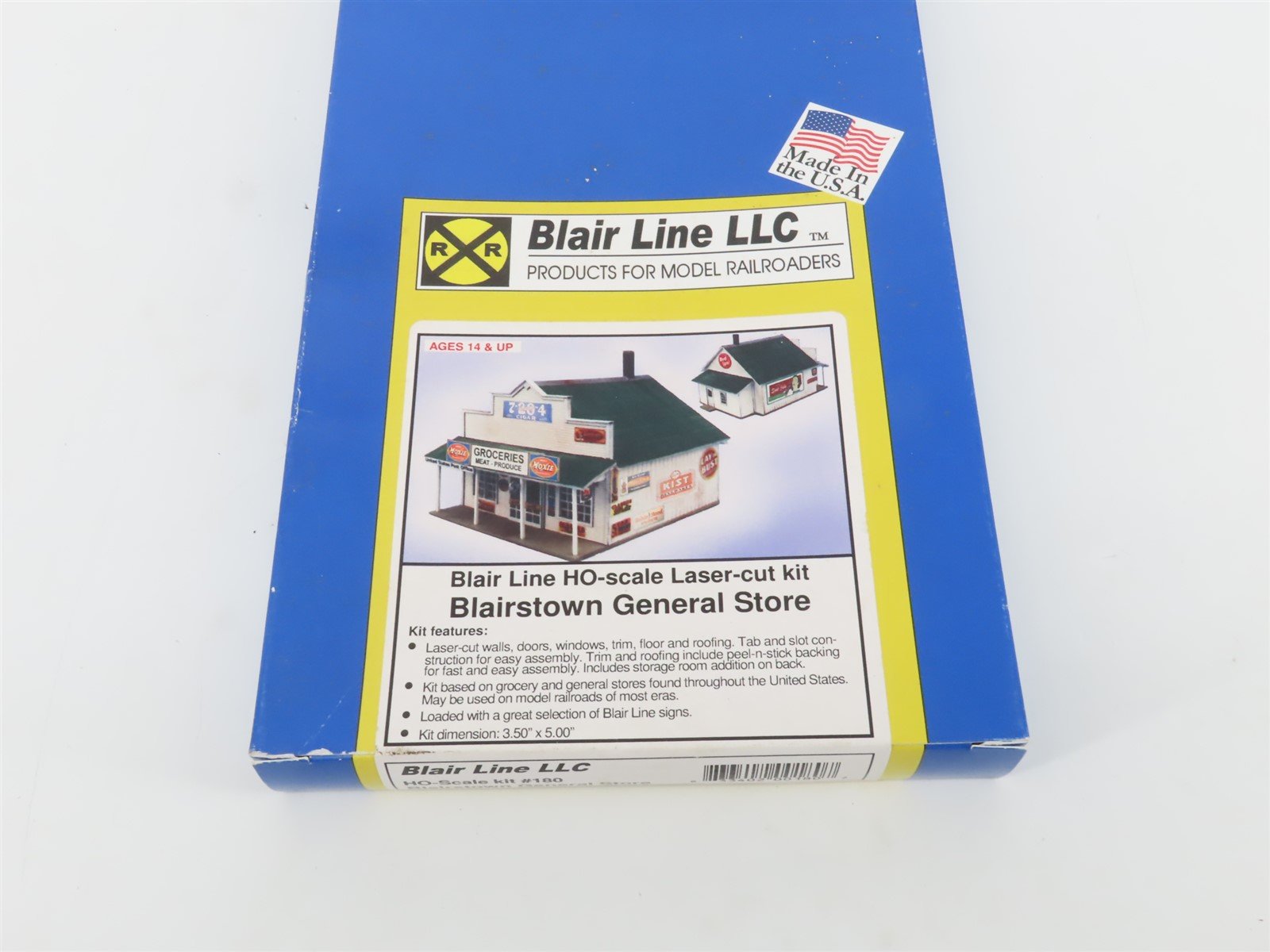 HO 1/87 Scale Blair Line Laser-Cut Kit 180 Blairstown General Store