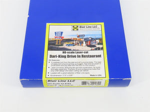 HO 1/87 Scale Blair Line Laser-Cut Kit 182 Dari-King Drive In Restaurant