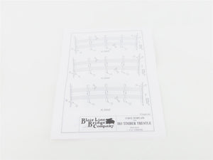 HO1/87 Scale Blair Line Laser-Cut Kit 167 Open Deck Timber Trestle
