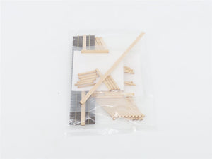 HO 1/87 Scale Blair Line Laser-Cut Kit 167 Open Deck Timber Trestle