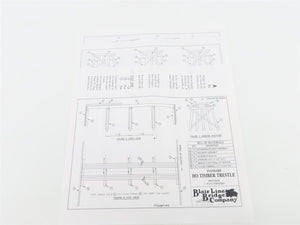 HO 1/87 Scale Blair Line Laser-Cut Kit 167 Open Deck Timber Trestle