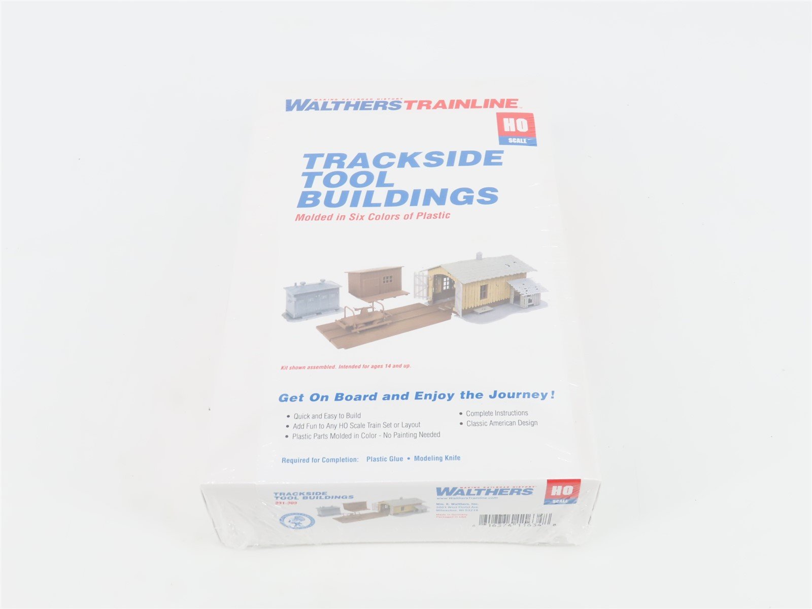 HO 1/87 Scale Walthers Trainline Kit 931-909 Trackside Tool Buildings - SEALED