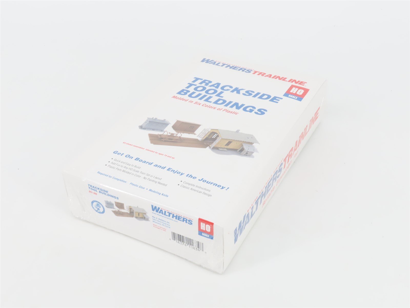 HO 1/87 Scale Walthers Trainline Kit 931-909 Trackside Tool Buildings - SEALED