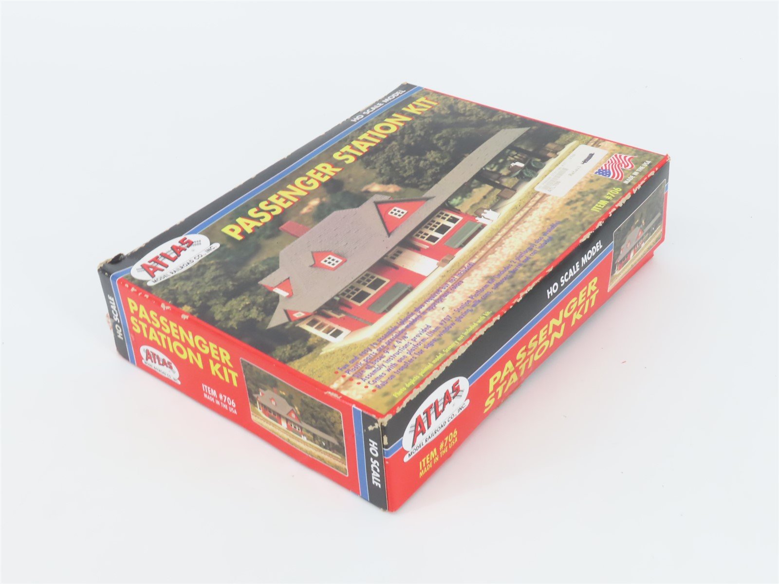 HO 1/87 Scale Atlas Kit 706 Passenger Station