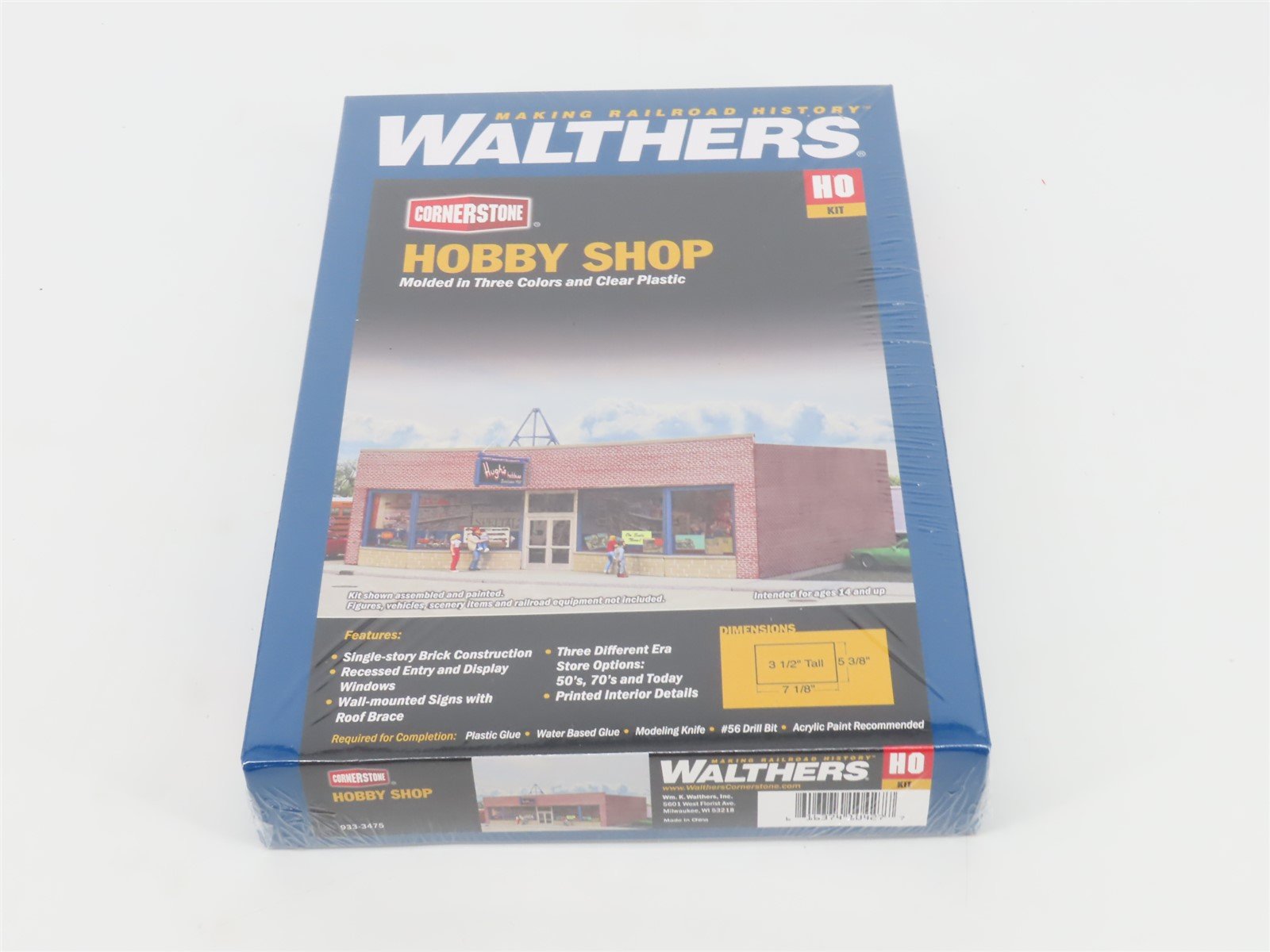 HO 1/87 Scale Walthers Cornerstone Kit 933-3475 Hobby Shop - SEALED