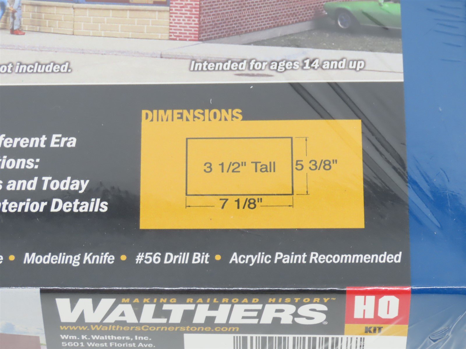 HO 1/87 Scale Walthers Cornerstone Kit 933-3475 Hobby Shop - SEALED