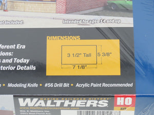 HO 1/87 Scale Walthers Cornerstone Kit 933-3475 Hobby Shop - SEALED