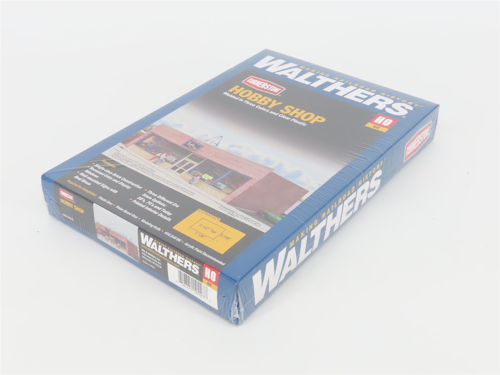 HO 1/87 Scale Walthers Cornerstone Kit 933-3475 Hobby Shop - SEALED