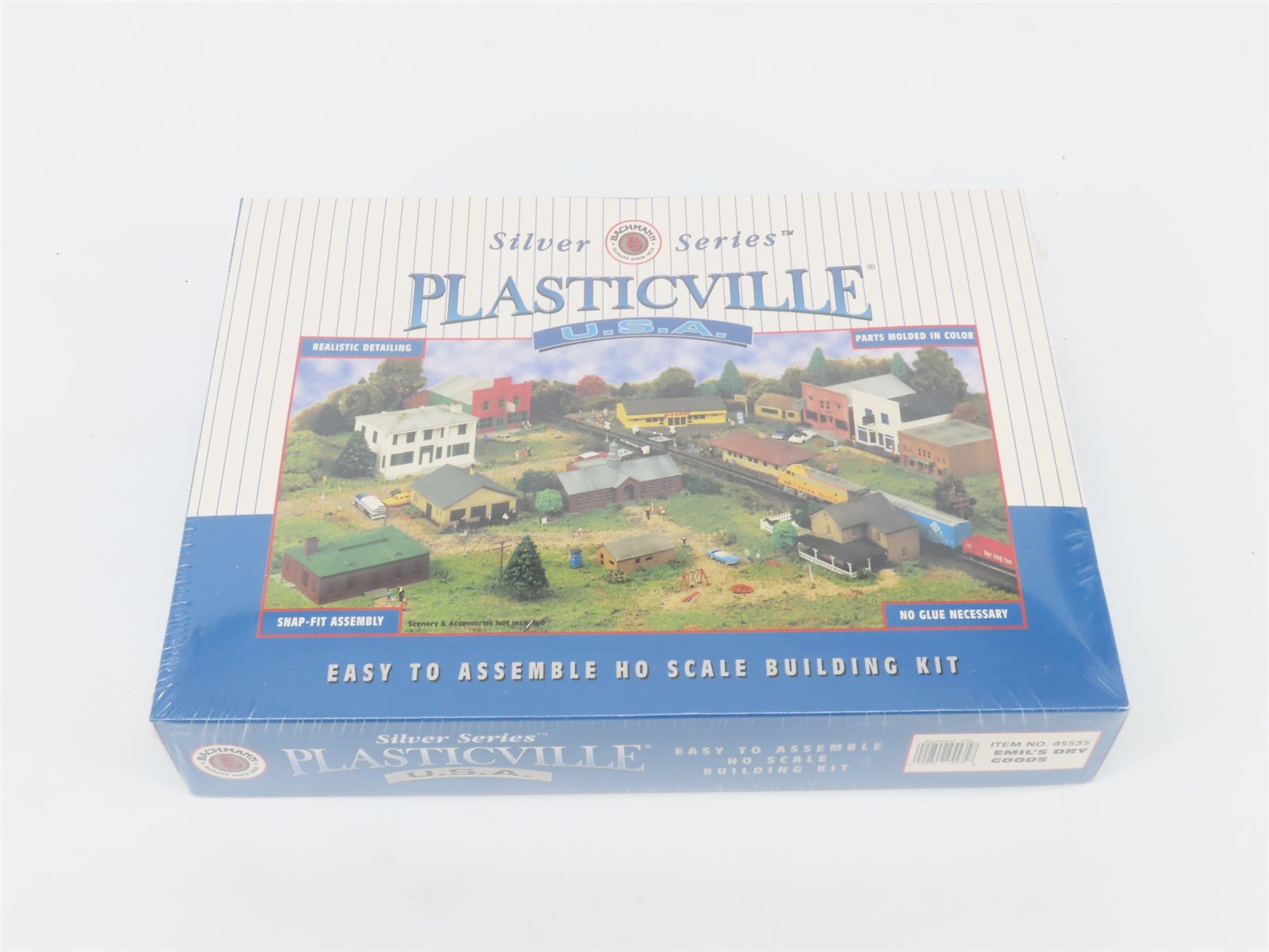 HO Bachmann Plasticville USA Silver Series Kit 45535 Emil's Dry Goods - SEALED