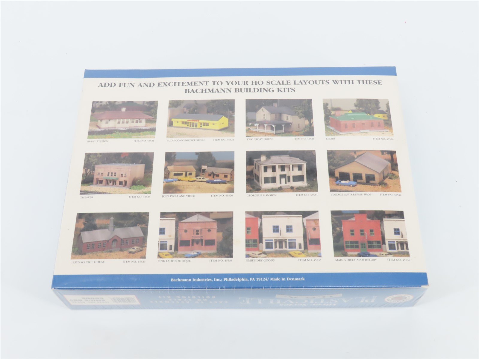 HO Bachmann Plasticville USA Silver Series Kit 45535 Emil's Dry Goods - SEALED