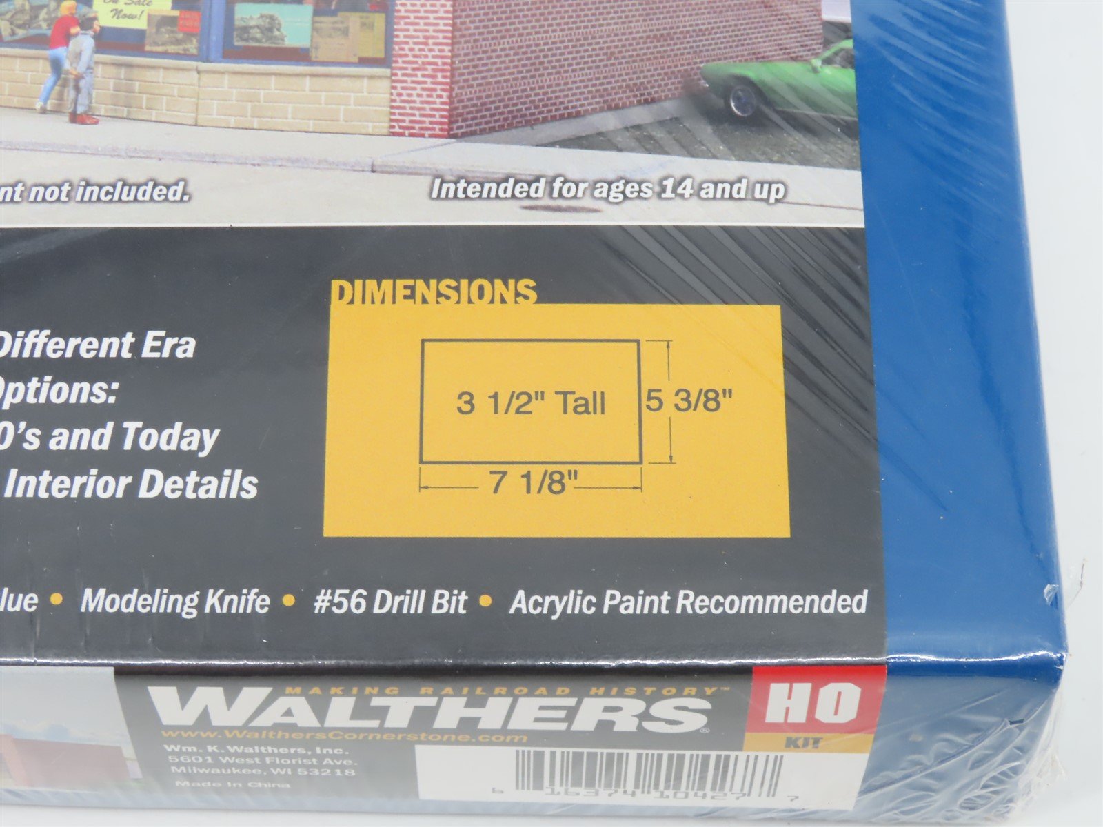 HO 1/87 Scale Walthers Cornerstone Kit 933-3475 Hobby Shop - SEALED
