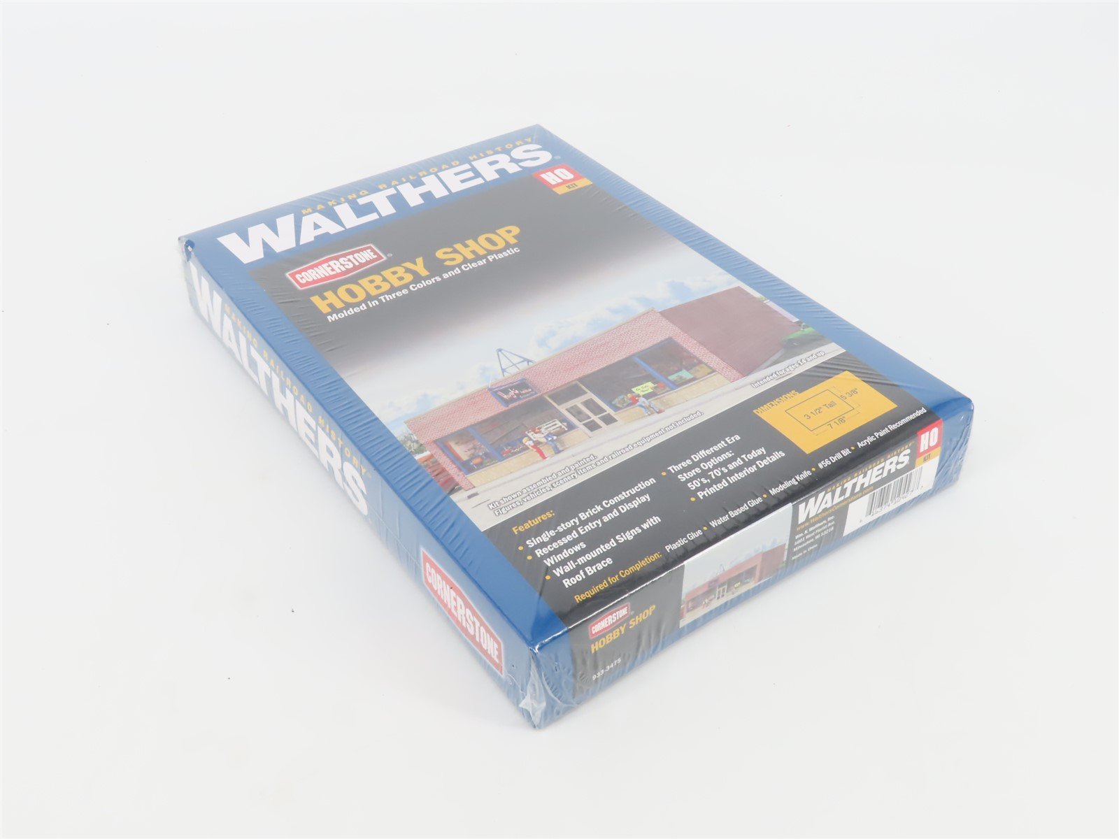 HO 1/87 Scale Walthers Cornerstone Kit 933-3475 Hobby Shop - SEALED