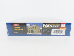 HO 1/87 Scale Walthers Cornerstone Kit 933-4022 Two Bay Fire Station - SEALED