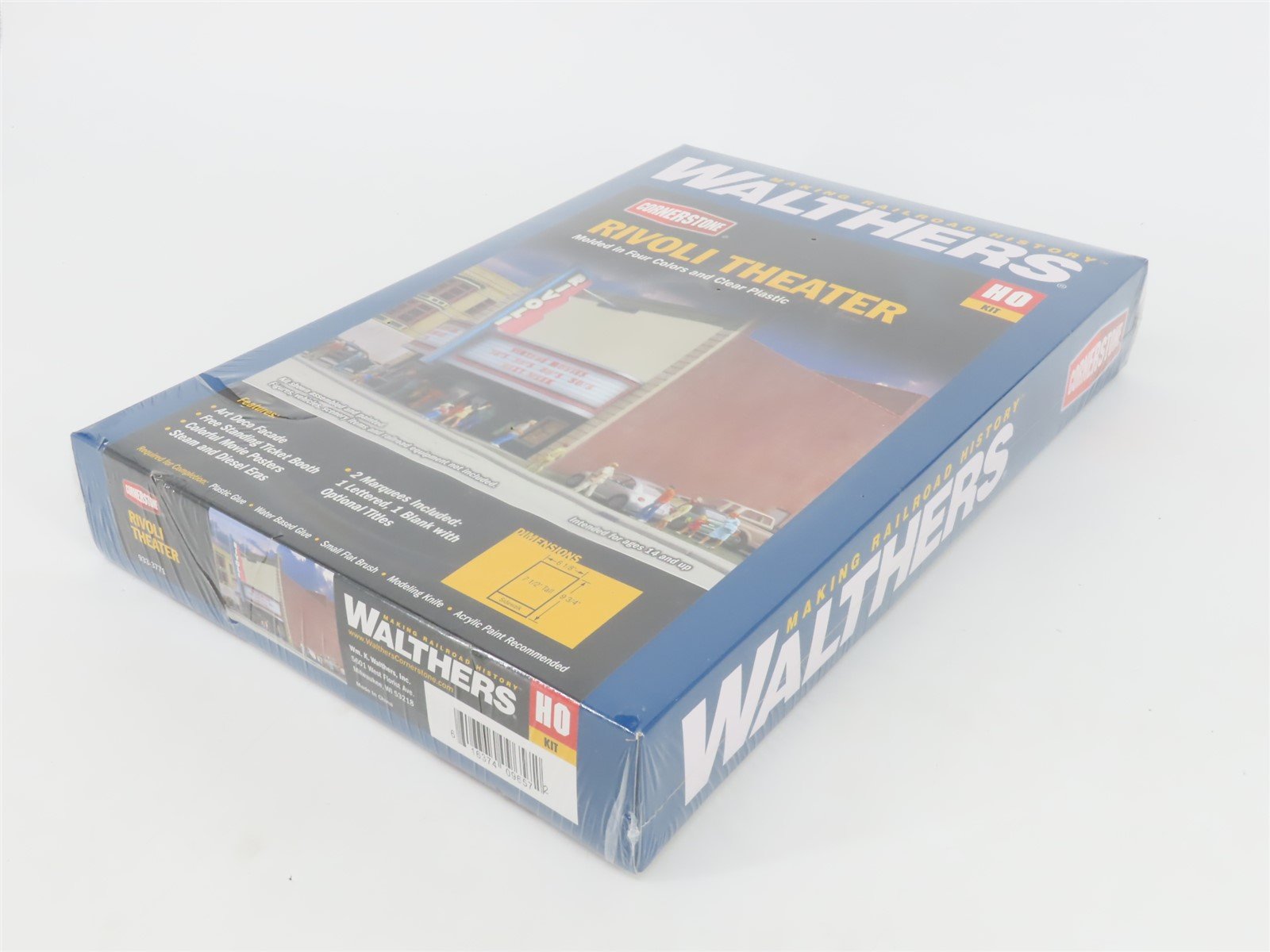 HO 1/87 Scale Walthers Cornerstone Kit 933-3771 Rivoli Theater - SEALED