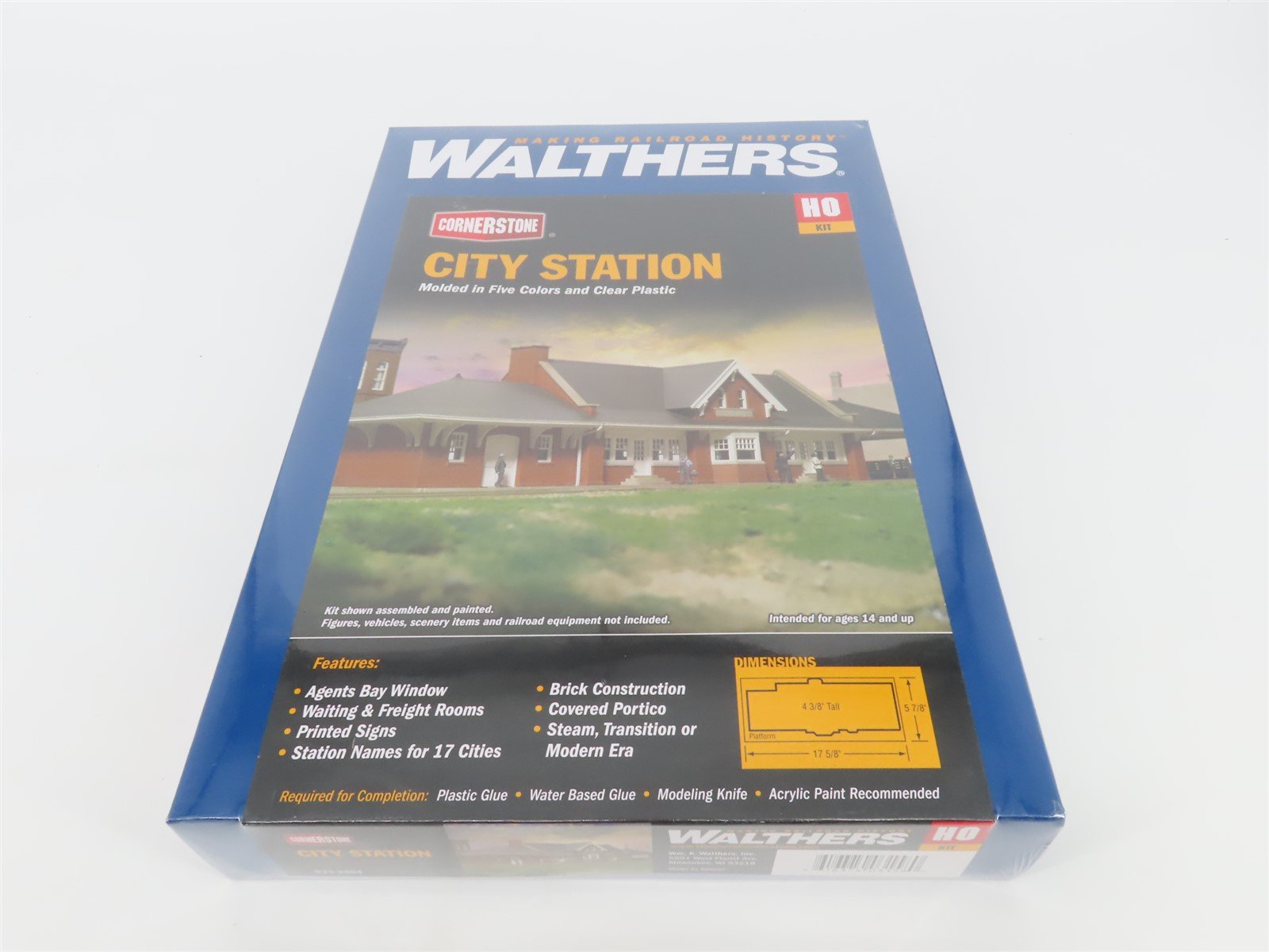 HO 1/87 Scale Walthers Cornerstone Kit 933-2904 City Station - SEALED