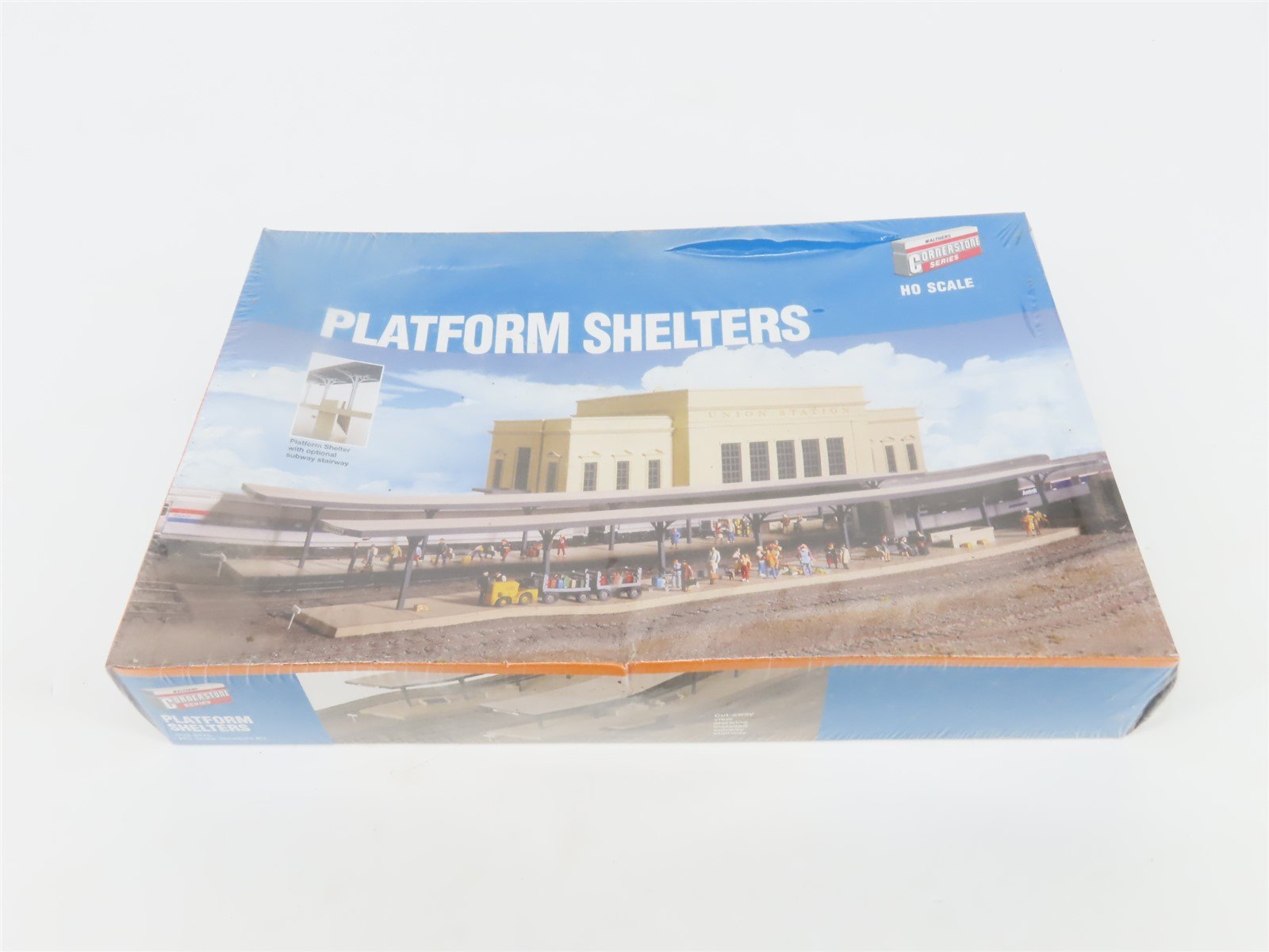HO 1/87 Scale Walthers Cornerstone Kit 933-3175 Platform Shelters - SEALED