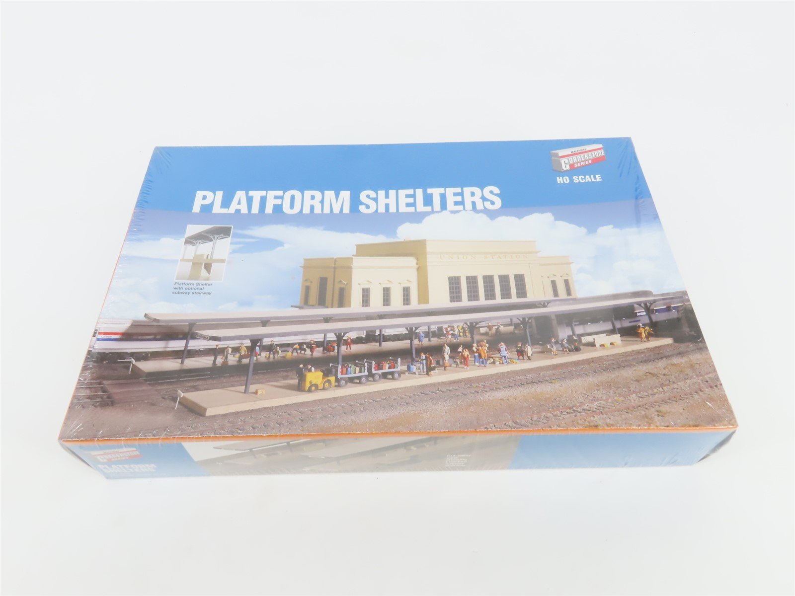 HO 1/87 Scale Walthers Cornerstone Kit 933-3175 Platform Shelters - SEALED