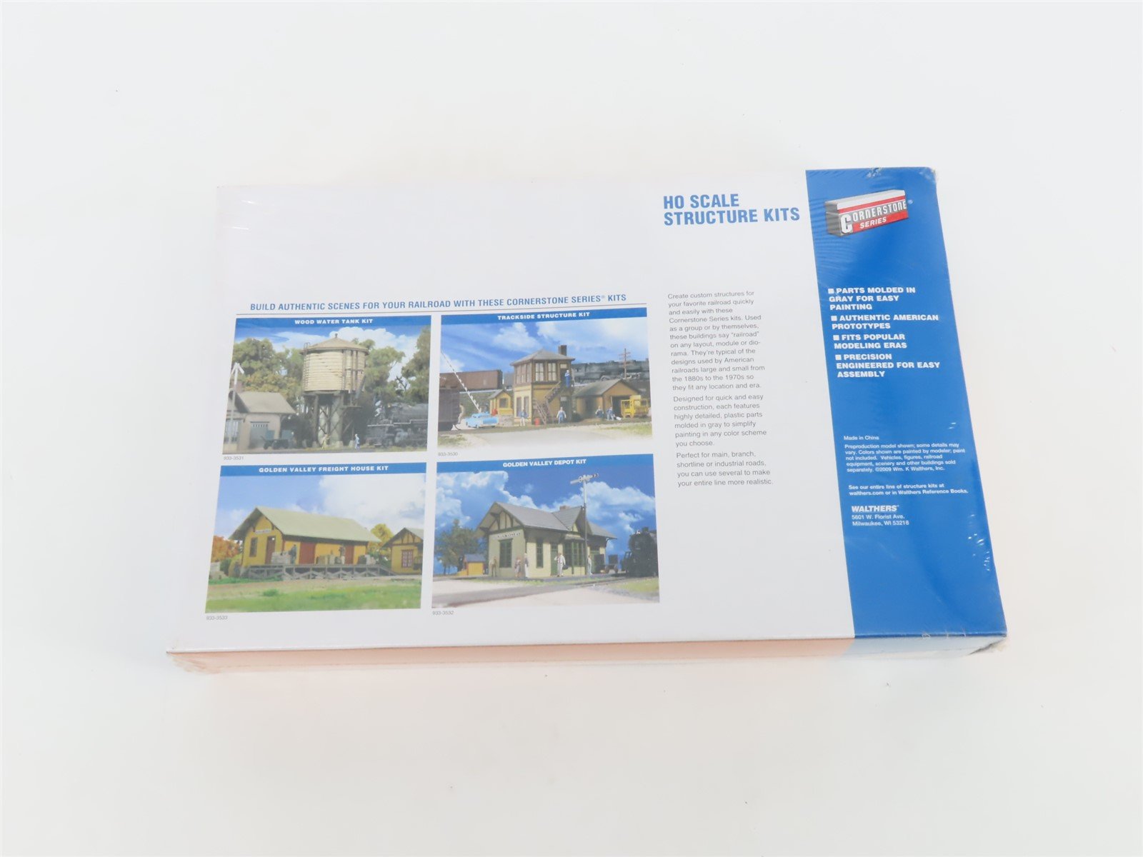 HO Scale Walthers Cornerstone Kit 933-3533 Golden Valley Freight House - SEALED