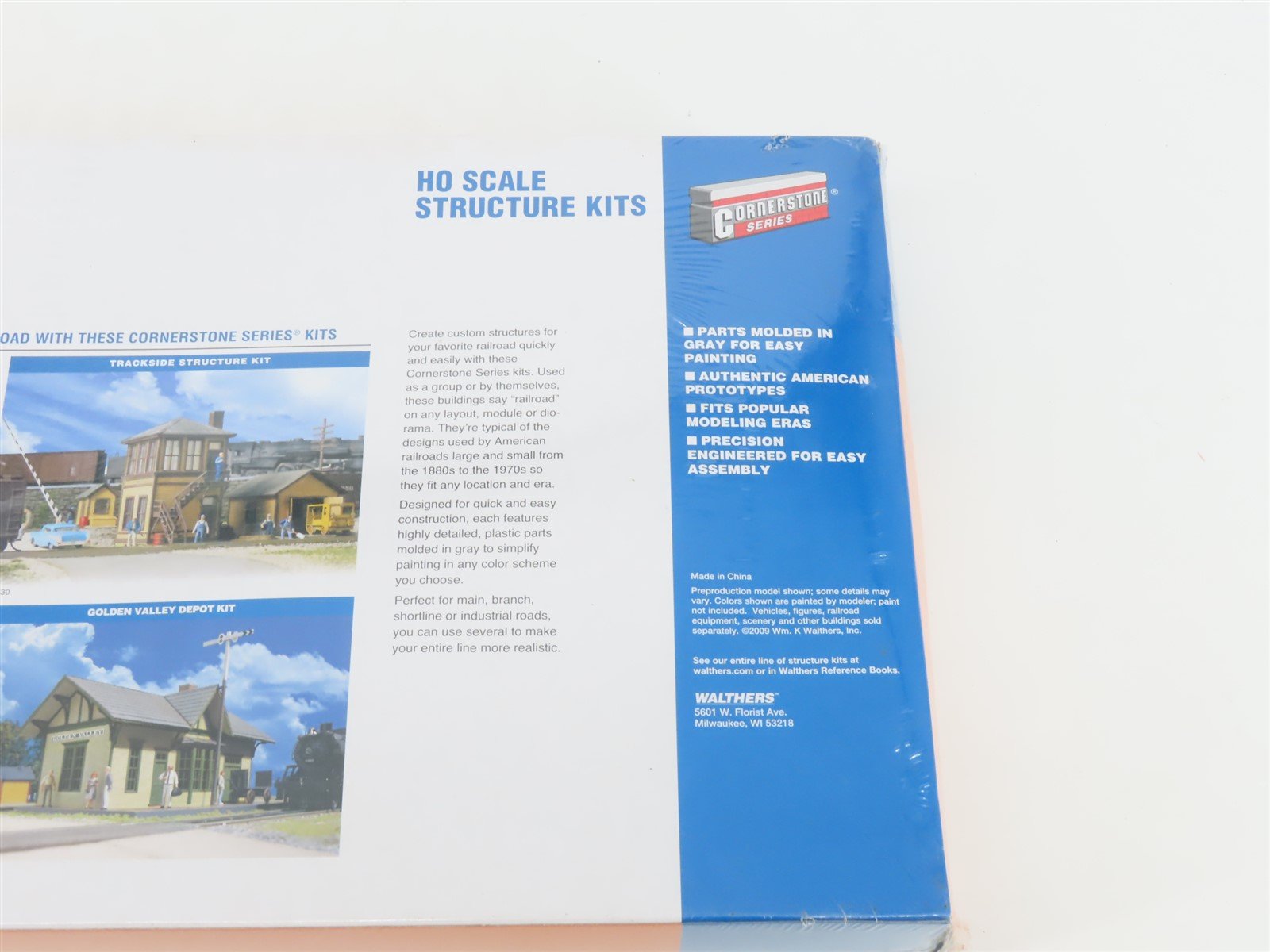 HO Scale Walthers Cornerstone Kit 933-3533 Golden Valley Freight House - SEALED