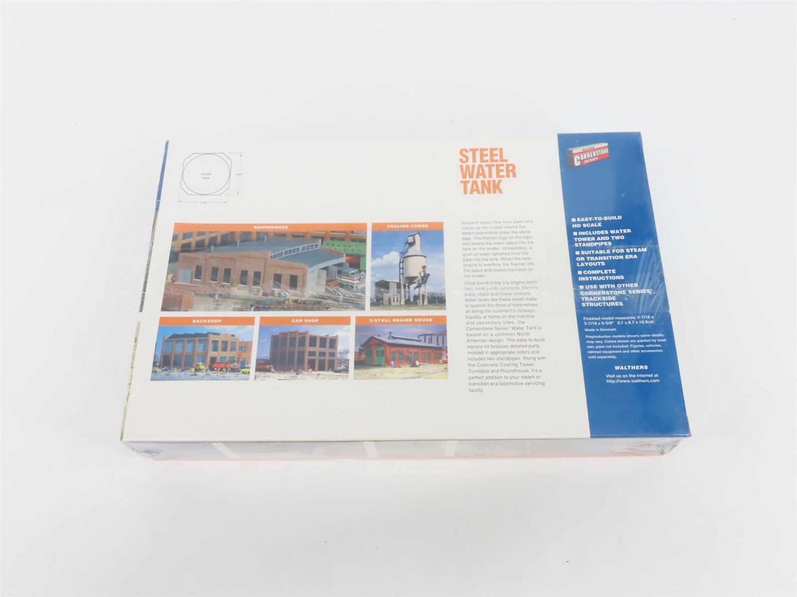 HO 1/87 Scale Walthers Cornerstone Kit 933-3043 Steel Water Tank - SEALED