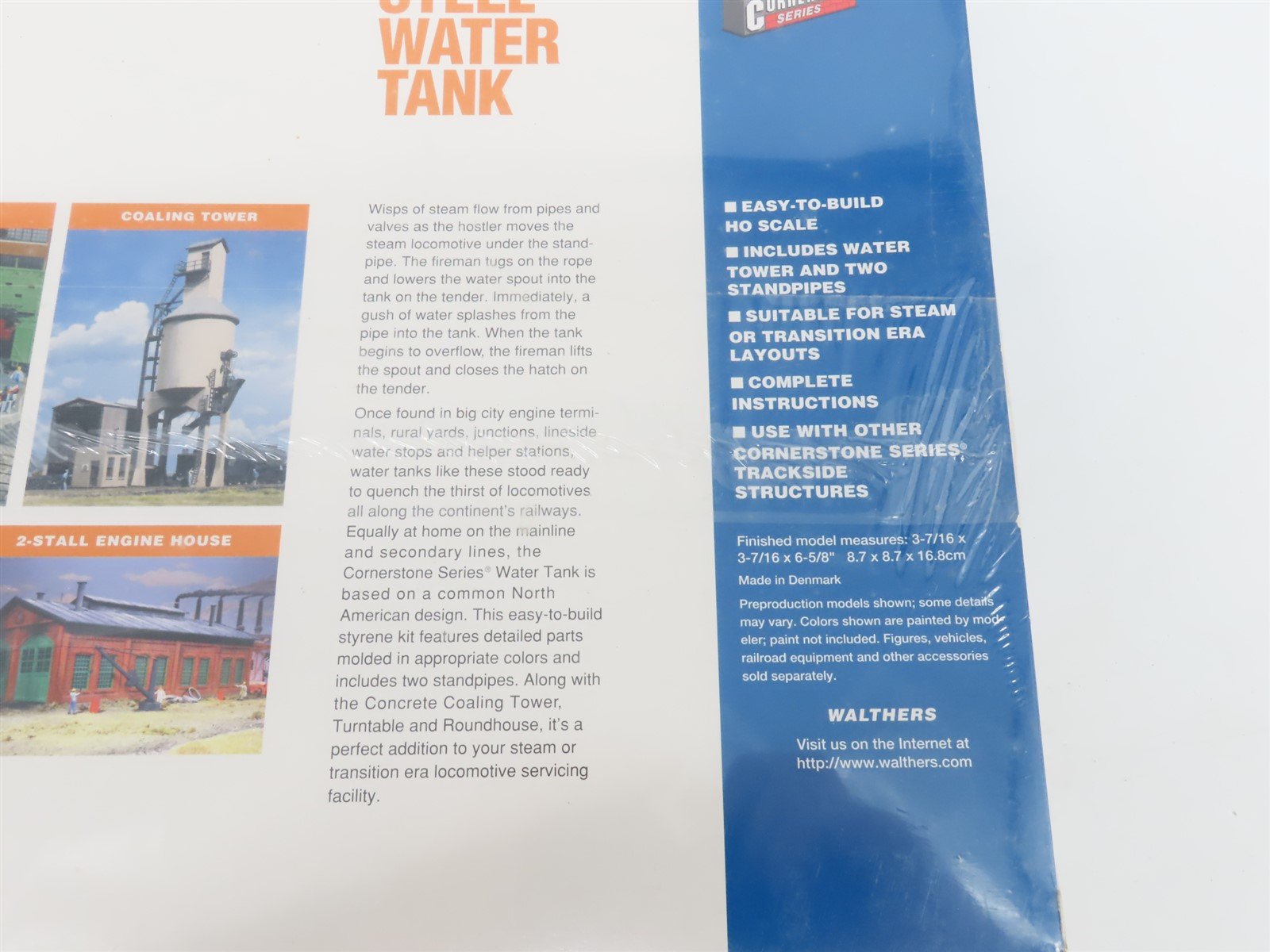 HO 1/87 Scale Walthers Cornerstone Kit 933-3043 Steel Water Tank - SEALED
