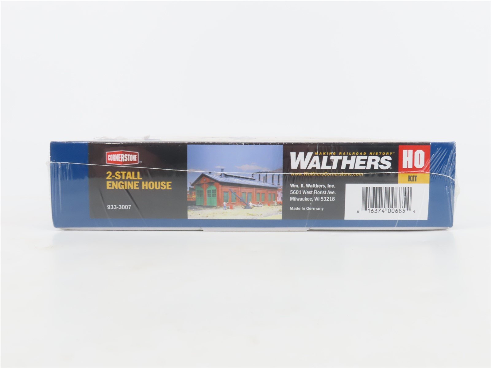 HO 1/87 Scale Walthers Cornerstone Kit 933-3007 2-Stall Engine House - SEALED