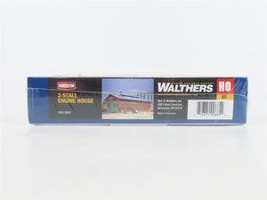 HO 1/87 Scale Walthers Cornerstone Kit 933-3007 2-Stall Engine House - SEALED