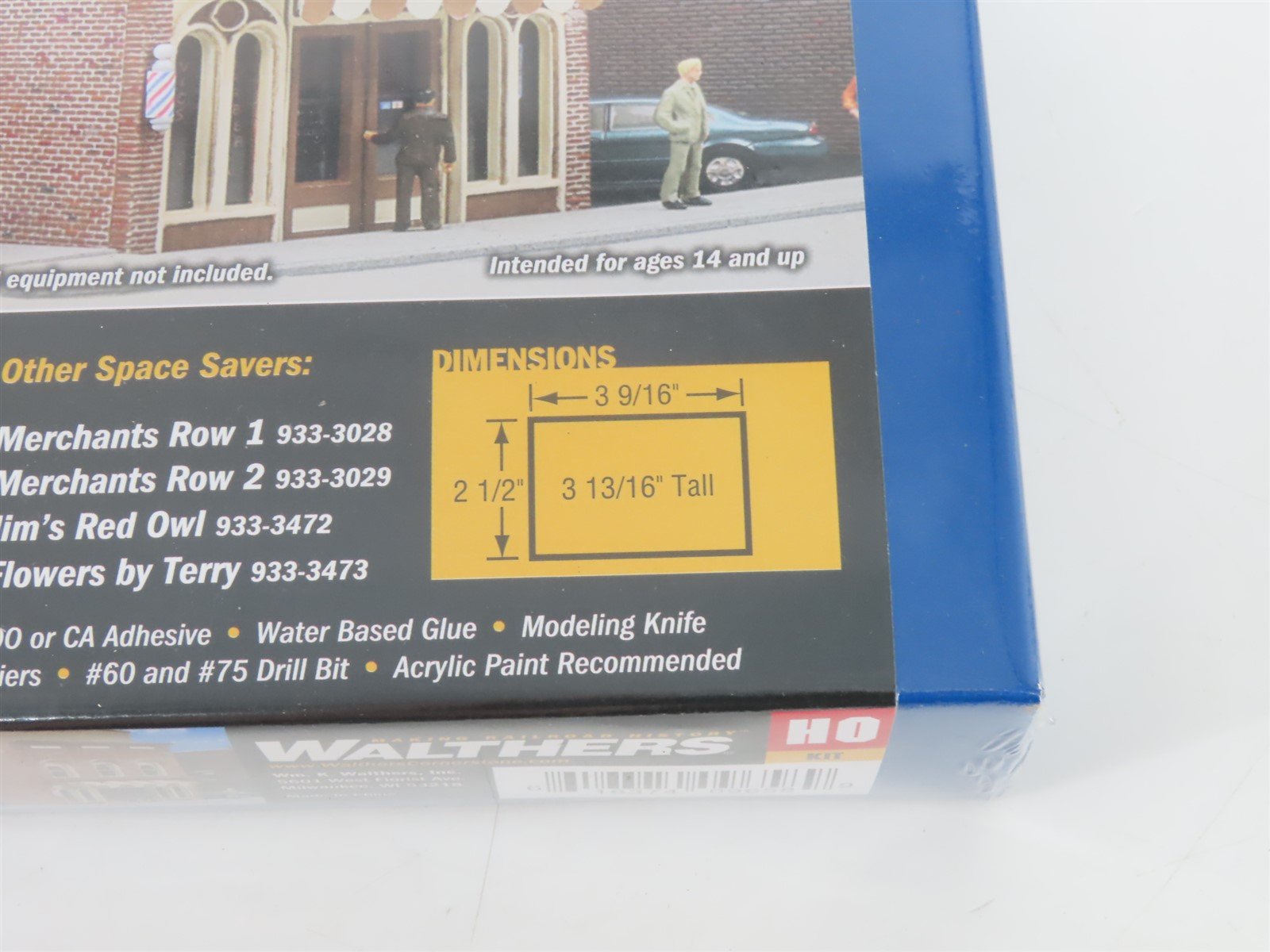HO 1/87 Scale Walthers Cornerstone Kit 933-3471 Vic's Barbershop - SEALED