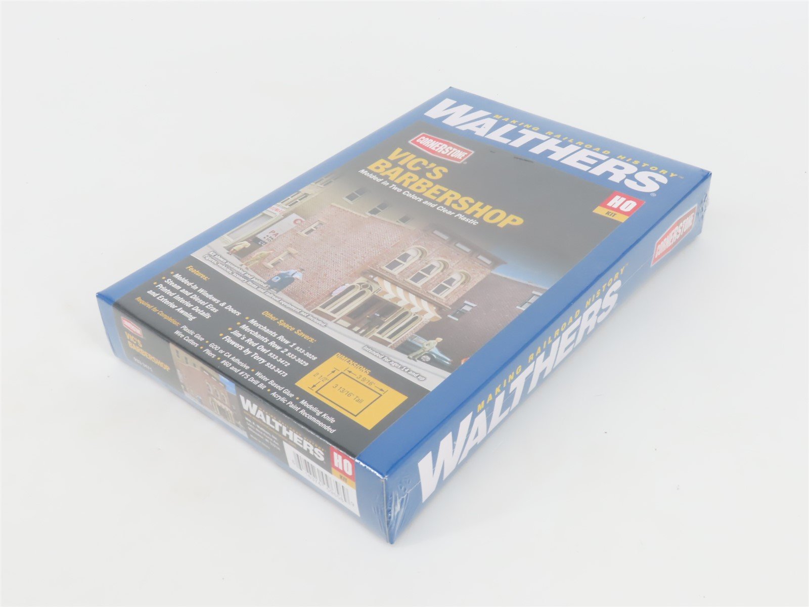 HO 1/87 Scale Walthers Cornerstone Kit 933-3471 Vic's Barbershop - SEALED