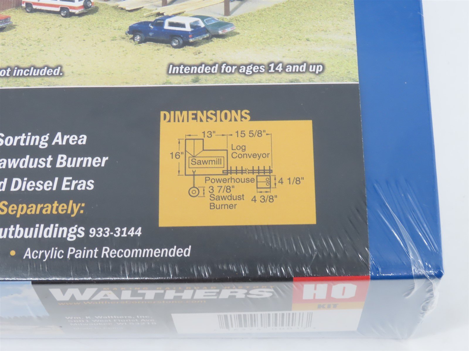 HO 1/87 Scale Walthers Cornerstone Kit 933-3058 Mountain Lumber Company - SEALED