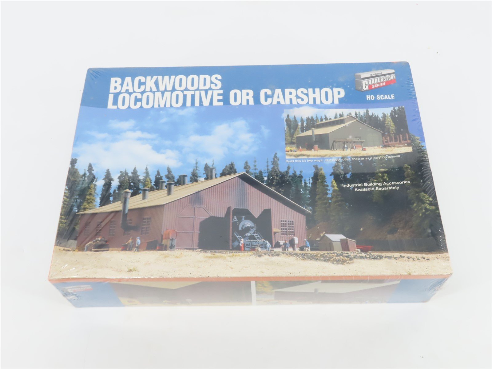 HO Walthers Cornerstone Kit 933-3083 Backwoods Locomotive or Carshop - SEALED