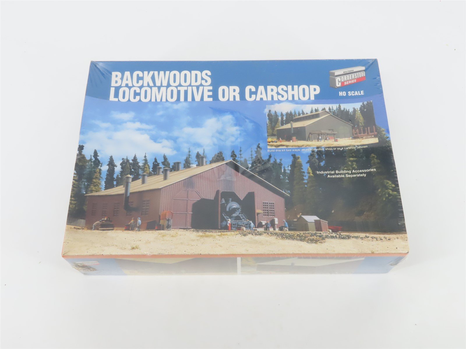 HO Walthers Cornerstone Kit 933-3083 Backwoods Locomotive of Carshop - SEALED