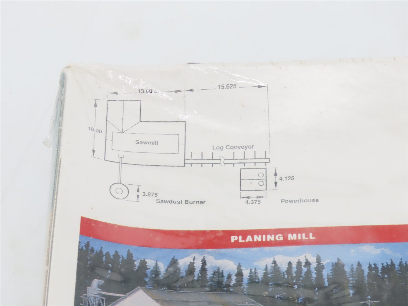HO Walthers Trees & Trains Kit 933-3058 Mountain Lumber Co. Sawmill - SEALED