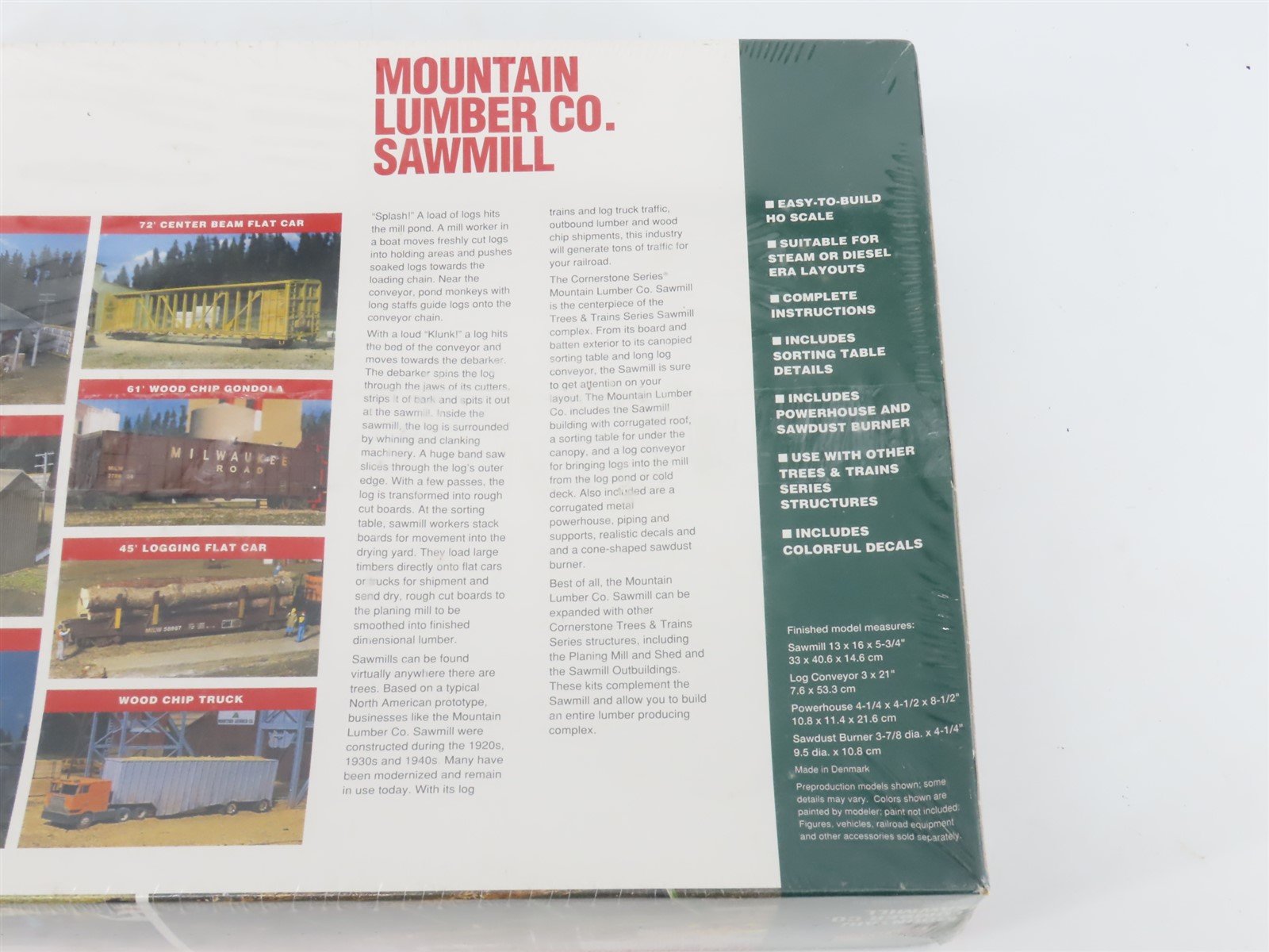 HO Walthers Trees & Trains Kit 933-3058 Mountain Lumber Co. Sawmill - SEALED