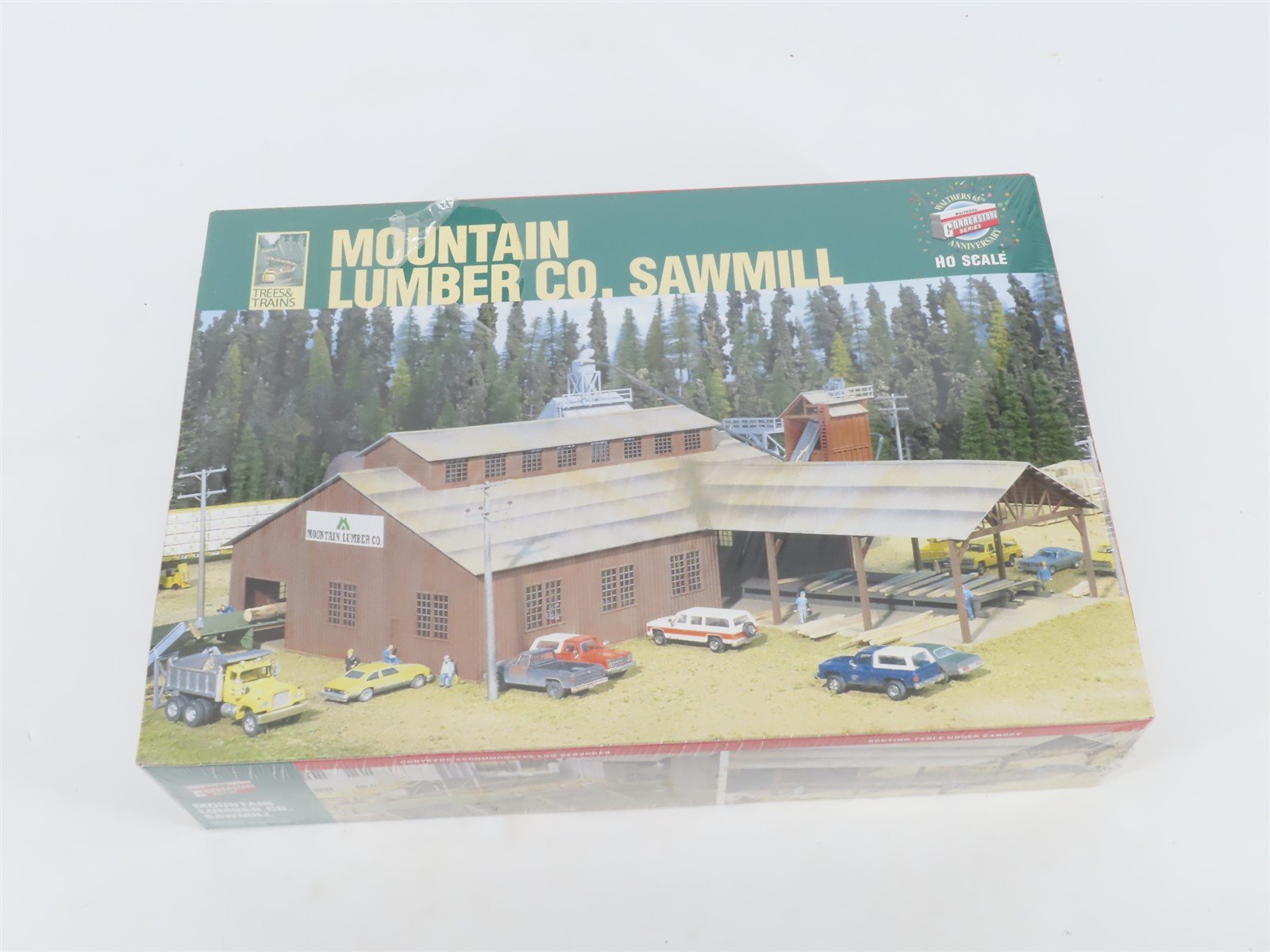 HO Walthers Trees & Trains Kit 933-3058 Mountain Lumber Co. Sawmill - SEALED