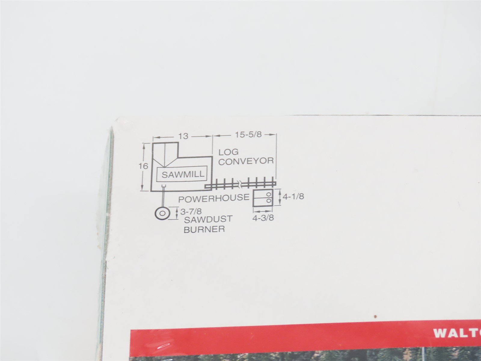 HO Walthers Trees & Trains Kit 933-3058 Mountain Lumber Co. Sawmill - SEALED