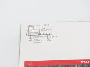 HO Walthers Trees & Trains Kit 933-3058 Mountain Lumber Co. Sawmill - SEALED