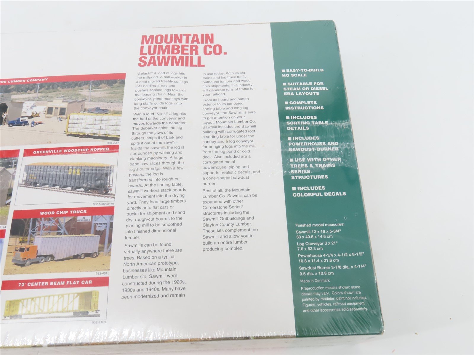 HO Walthers Trees & Trains Kit 933-3058 Mountain Lumber Co. Sawmill - SEALED