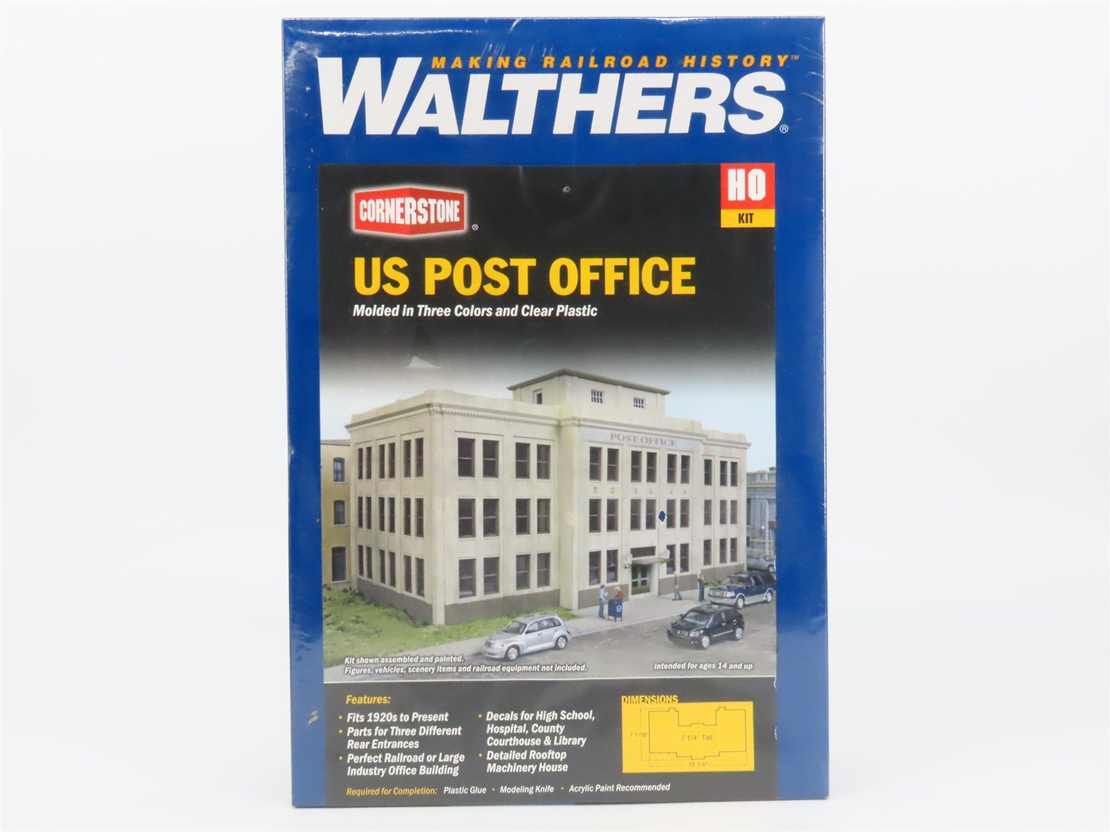 HO 1/87 Scale Walthers Cornerstone Kit 933-3782 US Post Office - SEALED