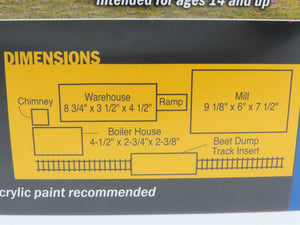 HO Scale Walthers Cornerstone Kit 933-3092 Greatland Sugar Refining - SEALED