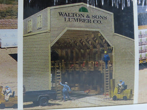 HO Scale Walthers Trees & Trains Kit 933-3057 Walton & Sons Lumber Co, - SEALED