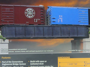 HO Walthers Cornerstone Kit 933-4501 50' Single-Track Through Girder Bridge