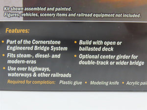HO Walthers Cornerstone Kit 933-4501 50' Single-Track Through Girder Bridge